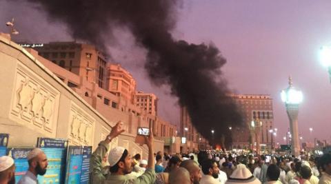 Видео теракта у мечети Пророка в Медине появилось в Сети