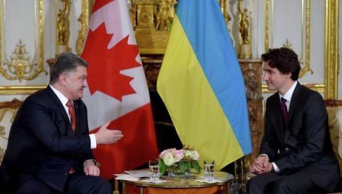 Порошенко провел встречу с Трюдо в Киеве (ВИДЕО)