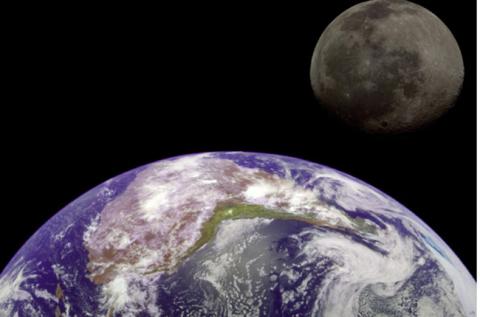 NASA показало, как Луна вращается вокруг Земли (ВИДЕО)
