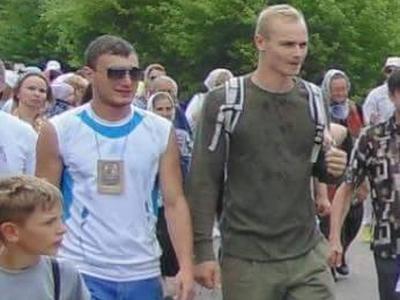 Российские спецназовцы принимают участие в крестном ходе на Киев