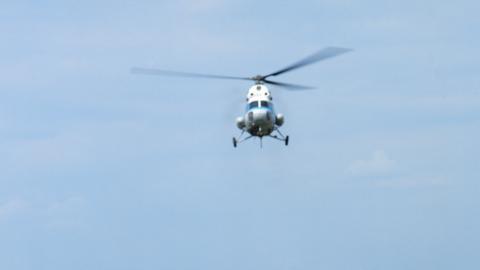 На Сумщине рухнул вертолет Ми-2