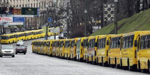 Киевские маршрутки признаны худшим общественным транспортом в городе