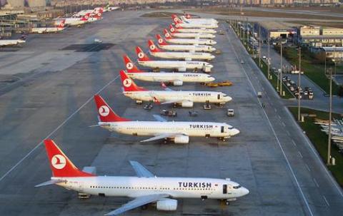 Государственные авиалинии Турции уволили 211 работников